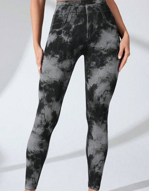 Load image into Gallery viewer, Tie-Dye High Waist Active Leggings
