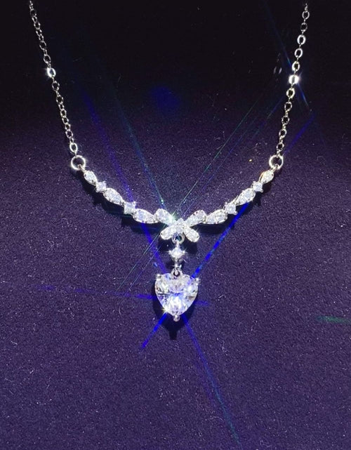 Load image into Gallery viewer, 1 Carat 925 Sterling Silver Moissanite Necklace
