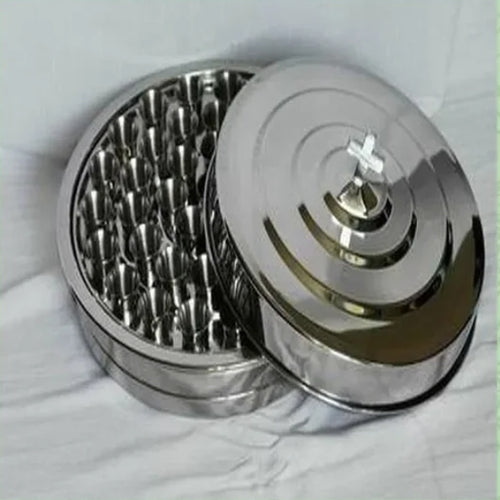 Load image into Gallery viewer, Stainless Steel Communion Tray With Lid
