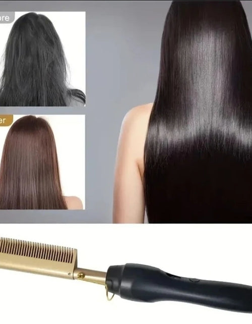 Load image into Gallery viewer, Hair Straightener Pressing Comb
