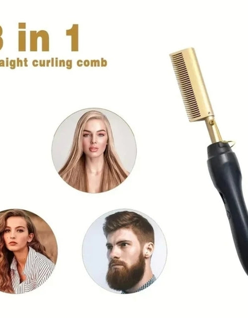 Load image into Gallery viewer, Hair Straightener Pressing Comb
