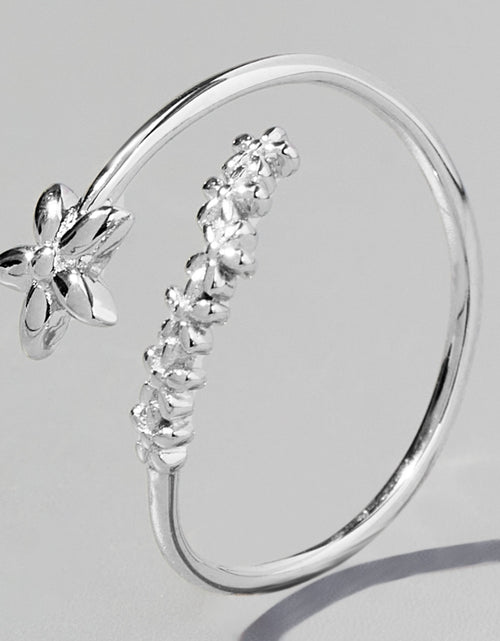 Load image into Gallery viewer, 925 Sterling Silver Flower Ring
