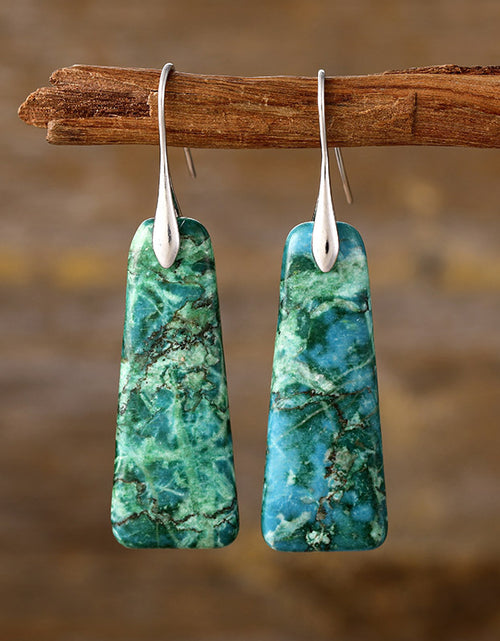 Load image into Gallery viewer, Copper Natural Stone Earrings
