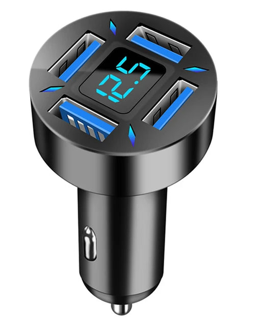 Load image into Gallery viewer, USB Car Charger Fast Charging 66W 4 Ports PD+QC3.0 Fast Charging Car Adapter Cigarette Lighter Socket Splitter for Iphone Xiaomi
