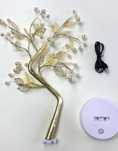 Load image into Gallery viewer, Tabletop Tree Lamp, Decorative LED Lights USB or AA Battery Powered for Bedroom Home Party
