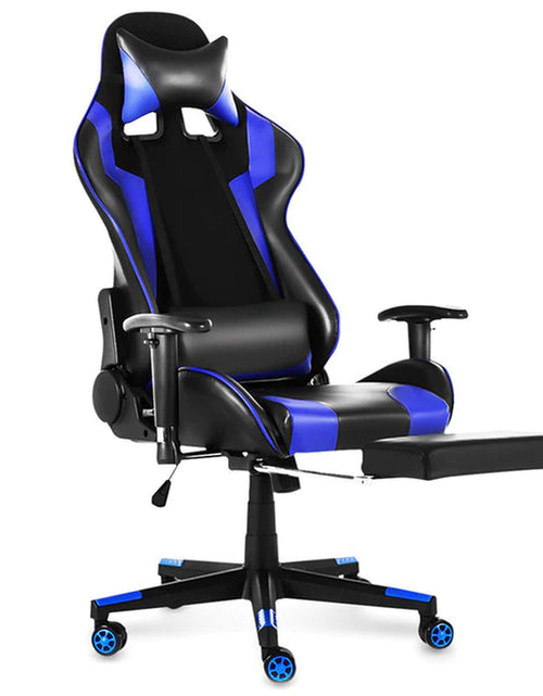 Load image into Gallery viewer, Leather Office Gaming Chair Home Internet Cafe Racing Chair WCG Gaming Ergonomic Computer Chair Swivel Lifting Lying Gamer Chair
