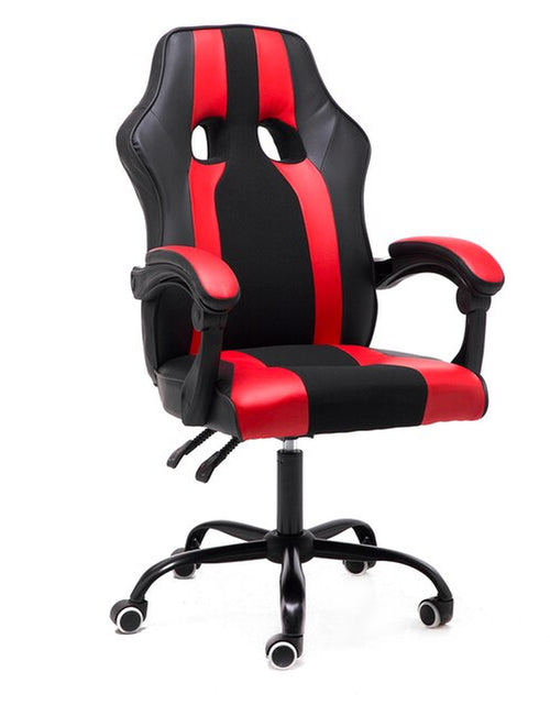 Load image into Gallery viewer, Leather Office Gaming Chair Home Internet Cafe Racing Chair WCG Gaming Ergonomic Computer Chair Swivel Lifting Lying Gamer Chair
