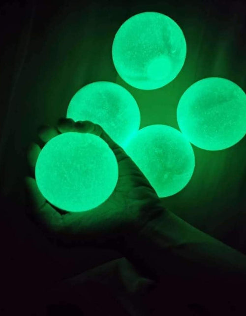 Load image into Gallery viewer, Sticky Ceiling Balls, Sticky Balls for Ceiling, Stress Relief Glow Toys Glow in the Dark, Sticky Wall Balls Stuck on the Roof, Tear-Resistant, for Children and Adults
