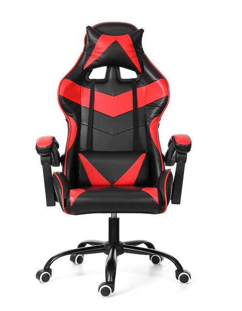 Load image into Gallery viewer, Leather Office Gaming Chair Home Internet Cafe Racing Chair WCG Gaming Ergonomic Computer Chair Swivel Lifting Lying Gamer Chair
