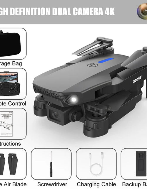 Load image into Gallery viewer, K10 Max/E88 Drone 4K Optical Flow Positioning High-Definition Three Camera Professional Aerial Photography Foldable Quadcopter
