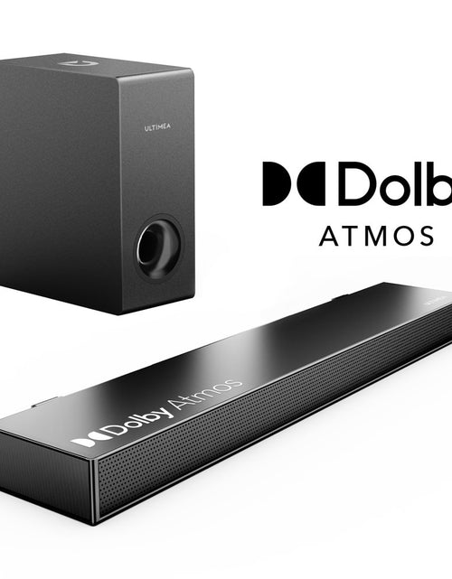 Load image into Gallery viewer, Dolby Atmos Sound Bar for TV, 3D Surround Sound System for TV Speakers, 190W 2.1 Sound Bar with Subwoofer, Home Theater Sound Bars, Bluetooth Speaker Audio Hdmi-Earc Nova S50 2023 Upgrade
