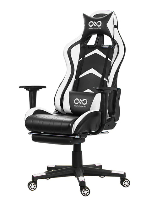 Load image into Gallery viewer, Leather Office Gaming Chair Home Internet Cafe Racing Chair WCG Gaming Ergonomic Computer Chair Swivel Lifting Lying Gamer Chair
