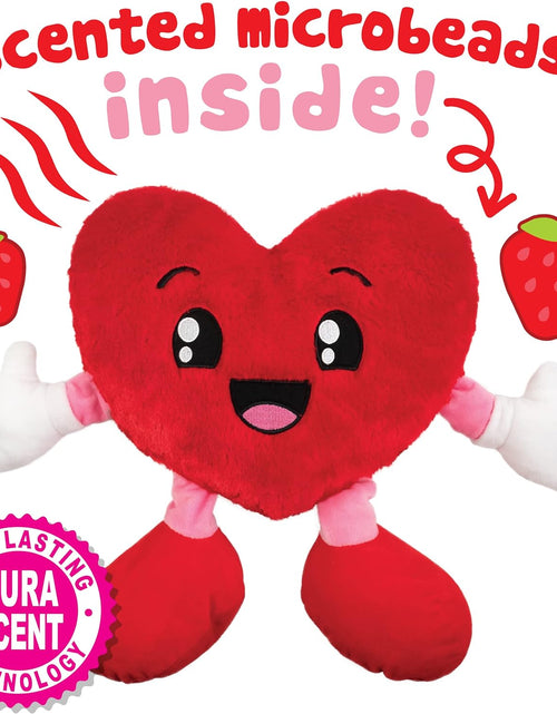 Load image into Gallery viewer, Sweetheart (Heart) - 10&quot; Strawberry Scented Stuffed Plush - Valentines, Gifts for Kids, Gift Guide
