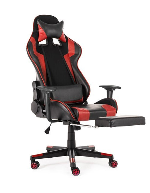 Load image into Gallery viewer, Leather Office Gaming Chair Home Internet Cafe Racing Chair WCG Gaming Ergonomic Computer Chair Swivel Lifting Lying Gamer Chair
