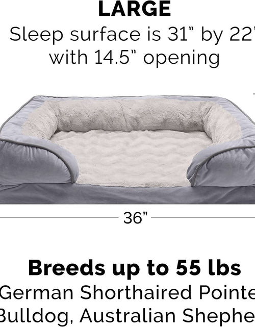 Load image into Gallery viewer, Orthopedic, Cooling Gel, and Memory Foam Pet Beds for Small, Medium, and Large Dogs and Cats - Luxe Perfect Comfort Sofa Dog Bed, Performance Linen Sofa Dog Bed, and More
