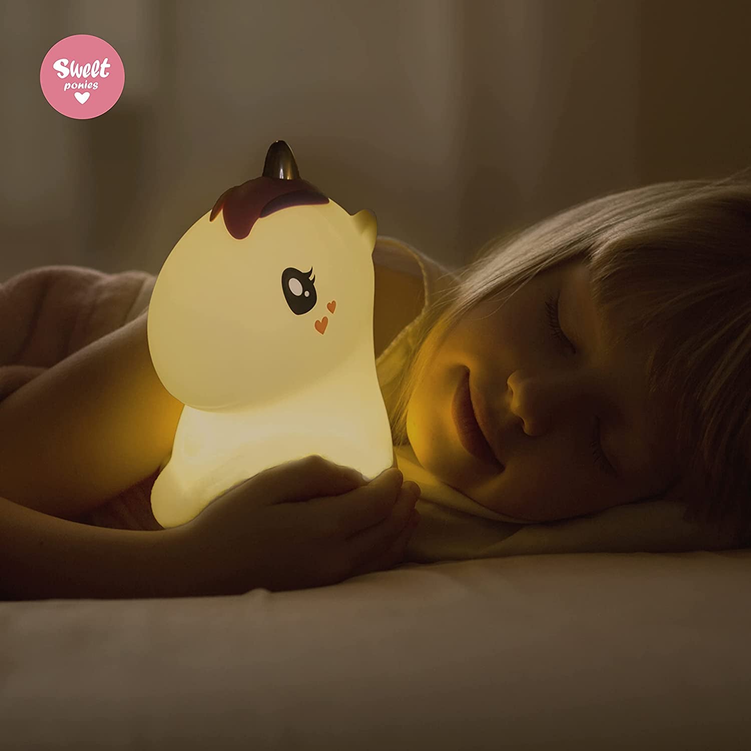 Baby Night Light Unicorn - Kids Night Light - Toddler Night Light - Silicone Nursery Lamp with Remote Control