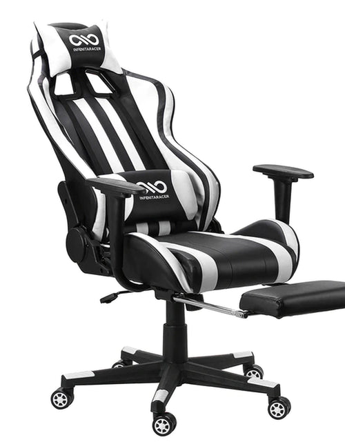 Load image into Gallery viewer, Leather Office Gaming Chair Home Internet Cafe Racing Chair WCG Gaming Ergonomic Computer Chair Swivel Lifting Lying Gamer Chair
